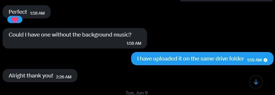 Client feedback 3